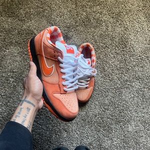 Nike orange Lobster dunk